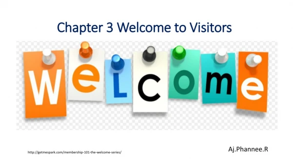 Chapter 3 Welcome to Visitors