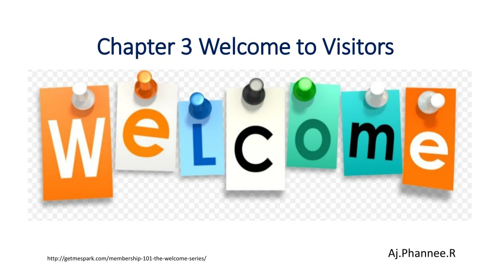 chapter 3 welcome to visitors