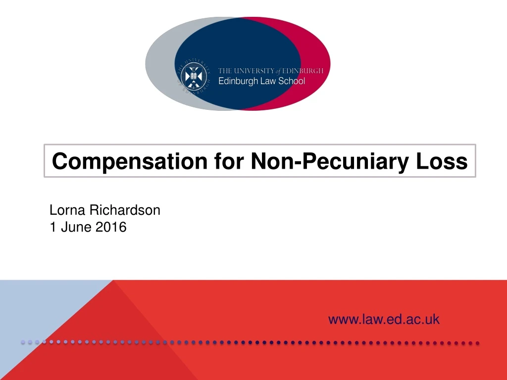 compensation for non pecuniary loss