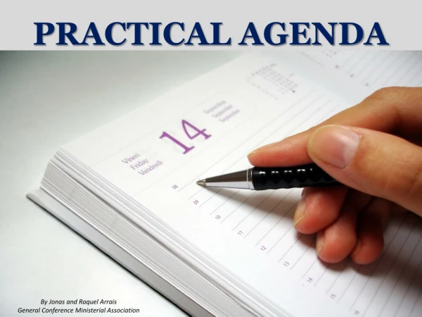 PRACTICAL AGENDA