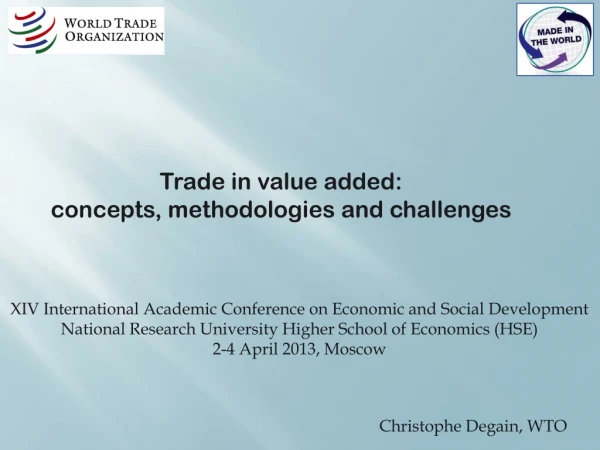 XIV International Academic Conference on Economic and Social Development