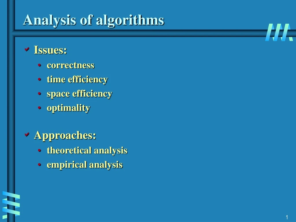 Ppt Analysis Of Algorithms Powerpoint Presentation Free Download Id 9251239