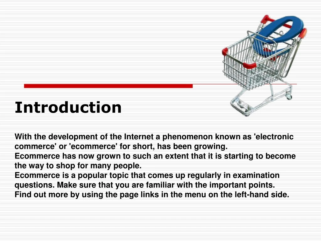 introduction with the development of the internet