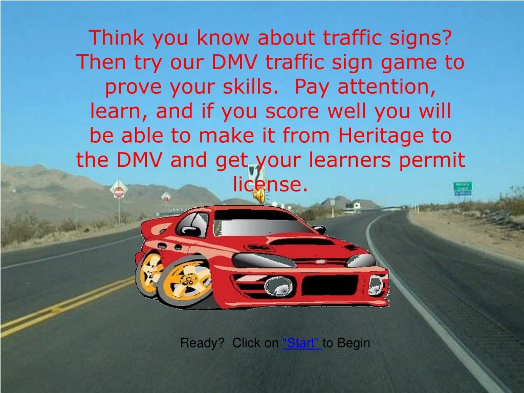 think you know about traffic signs then