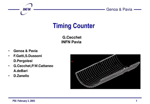 Timing Counter