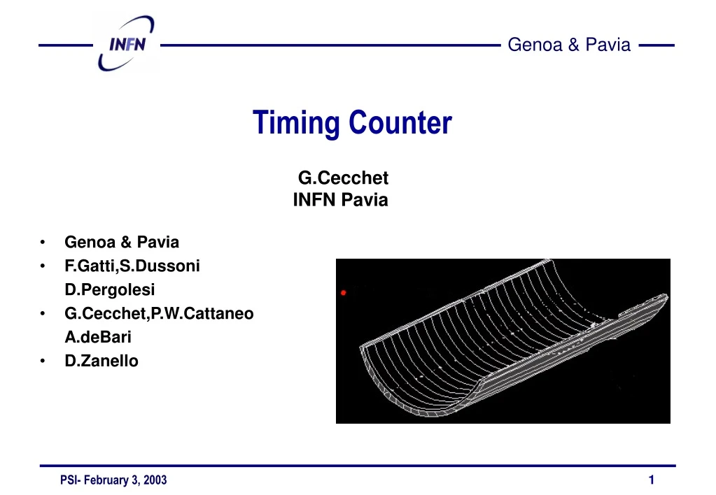 timing counter