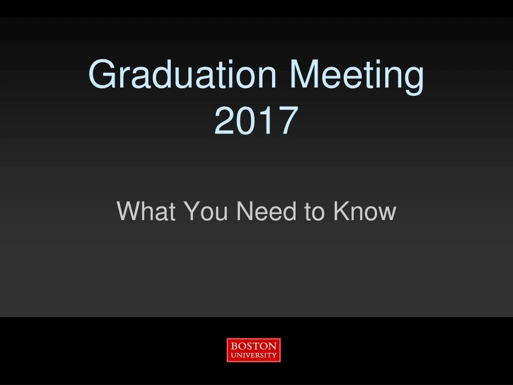 graduation meeting 2017