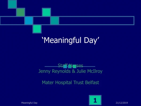 ‘Meaningful Day’