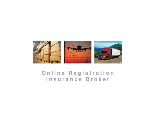 Online Registration Insurance Broker