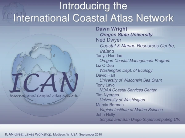 Introducing the  International Coastal Atlas Network