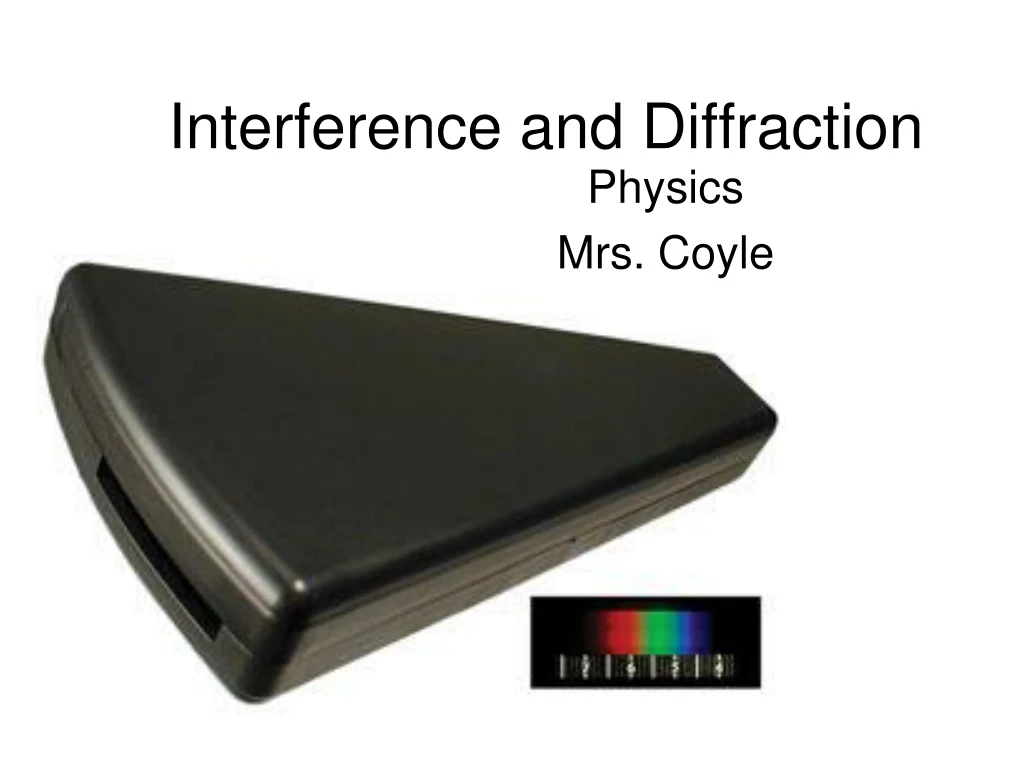 interference and diffraction