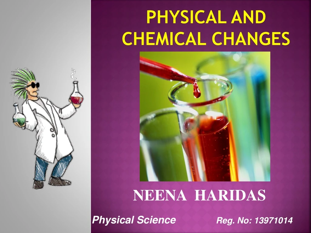 physical and chemical changes