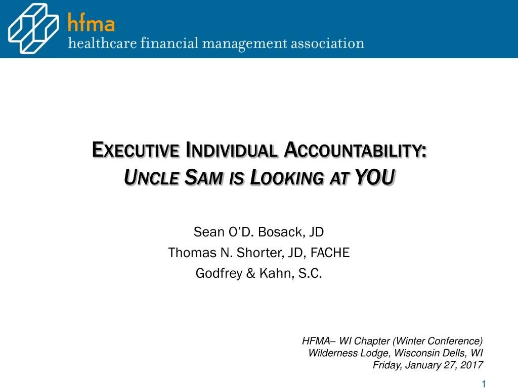 executive individual accountability uncle sam is looking at you