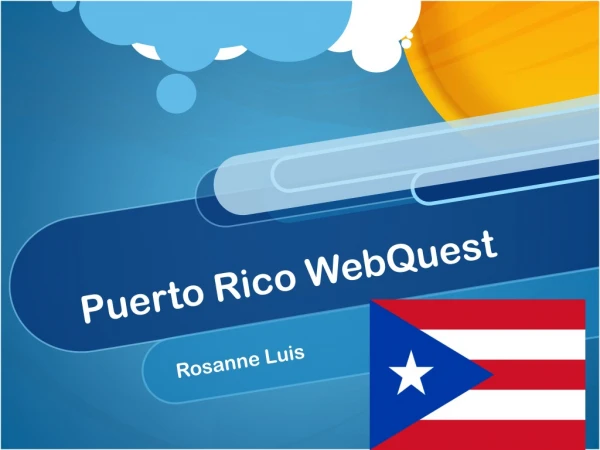 Puerto Rico WebQuest