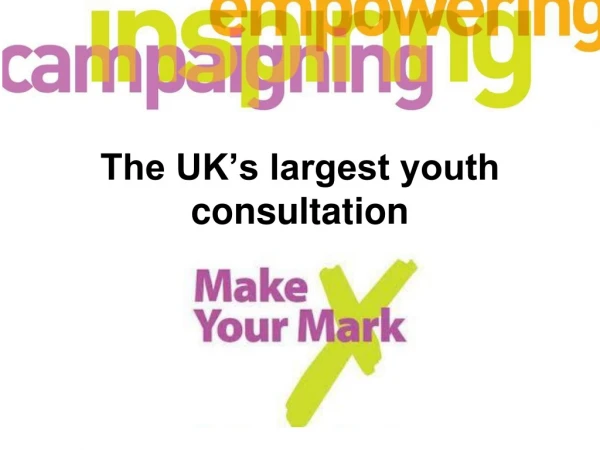 The UK’s largest youth consultation