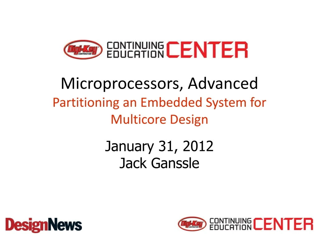 microprocessors advanced partitioning an embedded system for multicore design