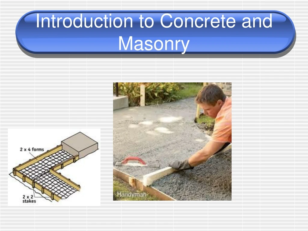 introduction to concrete and masonry