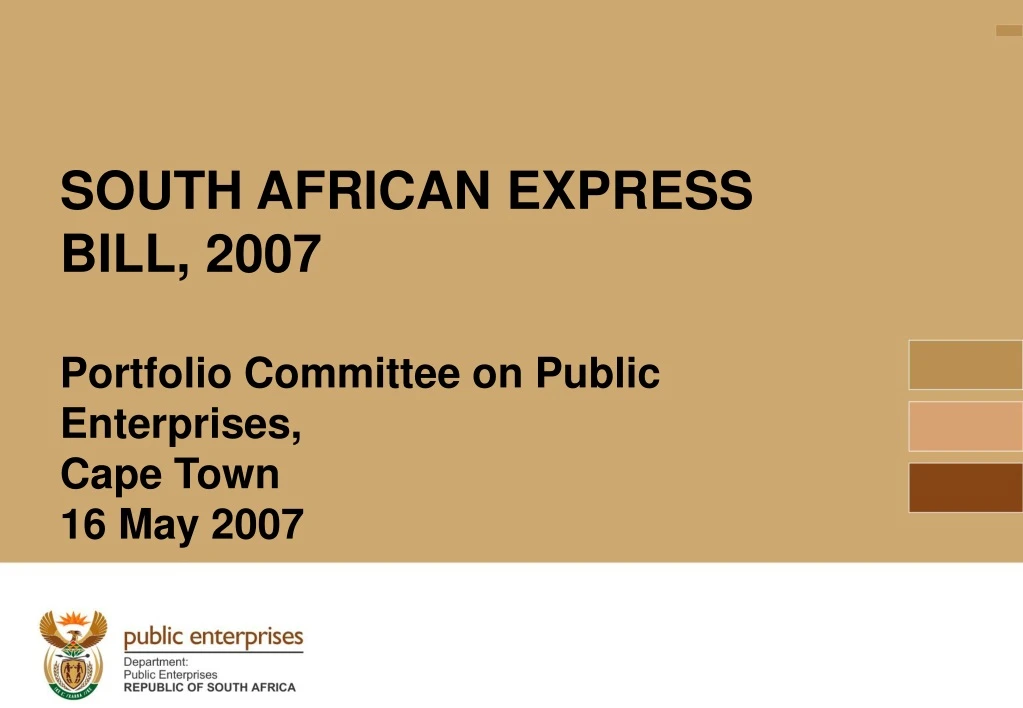 south african express bill 2007 portfolio