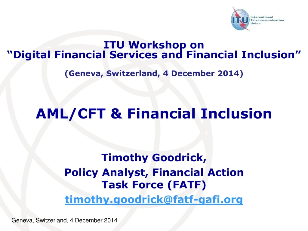 aml cft financial inclusion