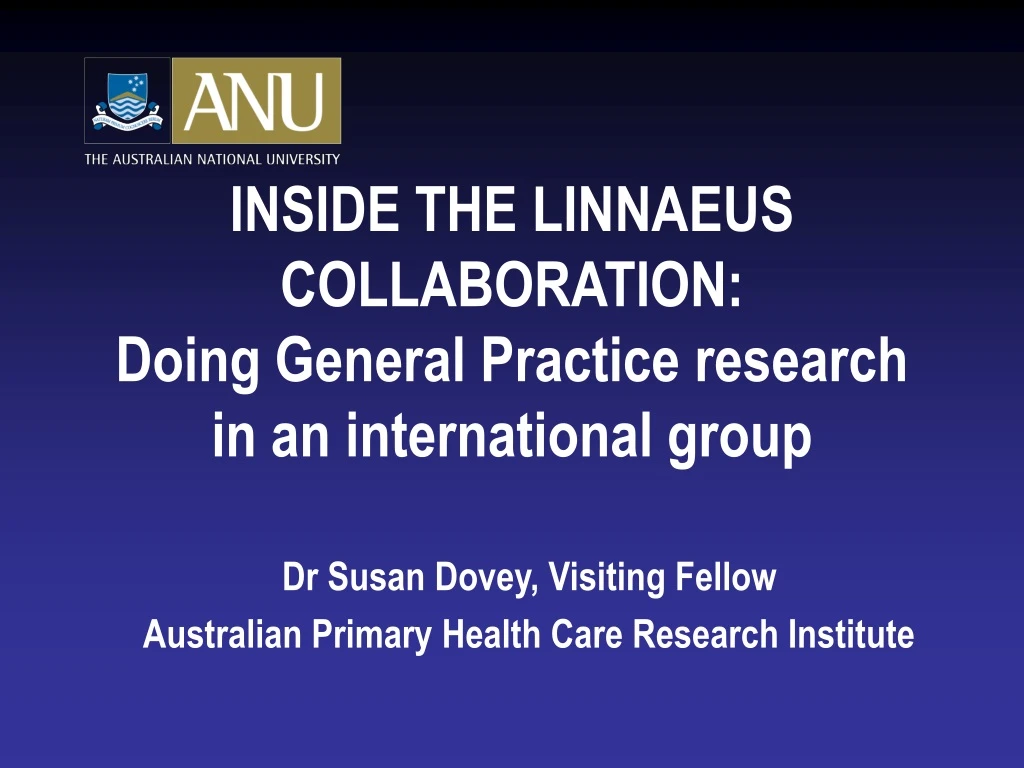 inside the linnaeus collaboration doing general practice research in an international group