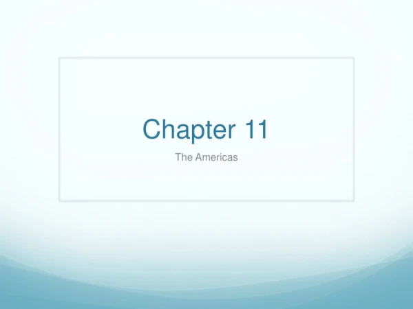 Chapter 11