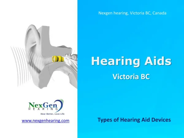 Hearing Aid Instruments Victoria BC