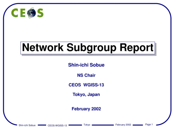 Network Subgroup Report