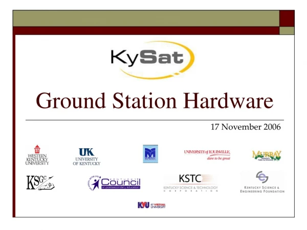 Ground Station Hardware
