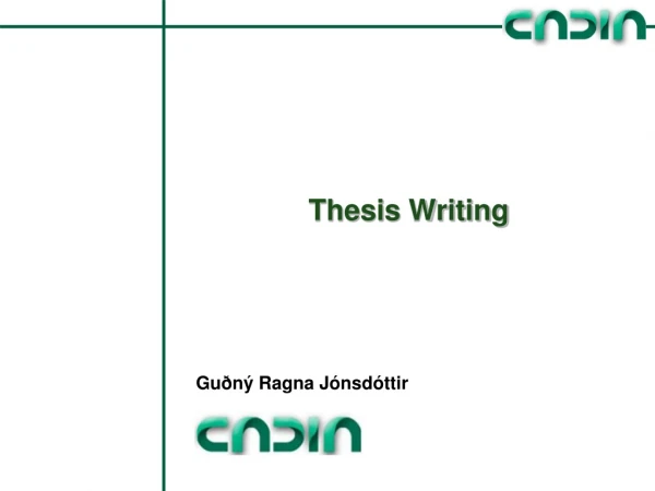 Thesis Writing