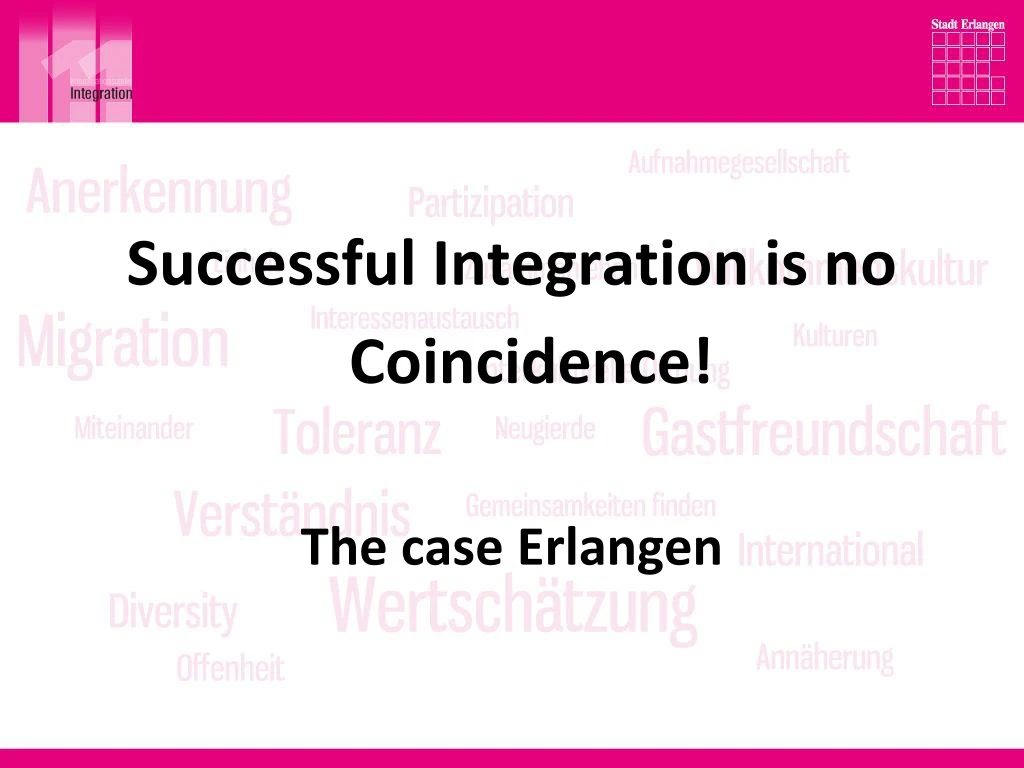 successful integration is no coincidence the case