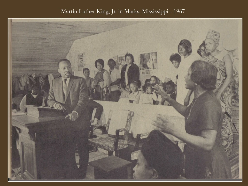 martin luther king jr in marks mississippi 1967