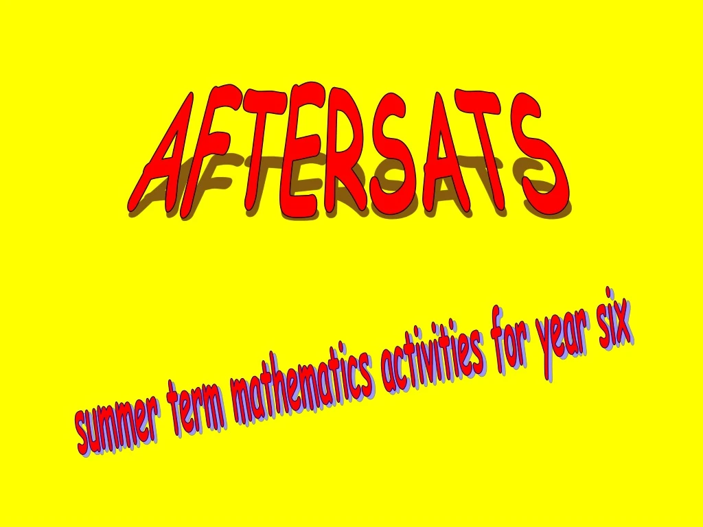 aftersats