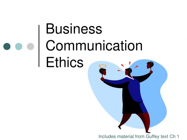 Business Communication Ethics