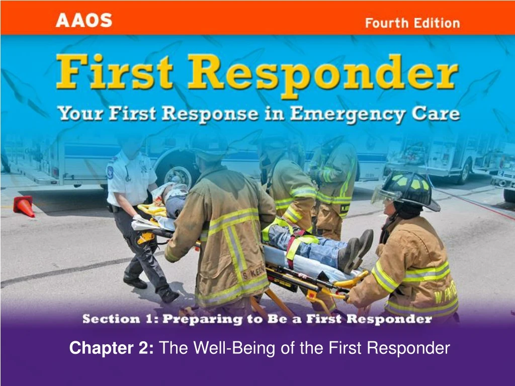chapter 2 the well being of the first responder