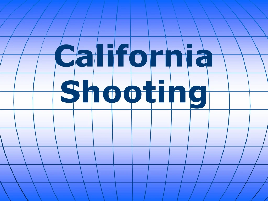 california shooting