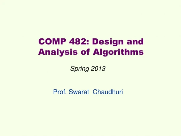 Prof. Swarat  Chaudhuri
