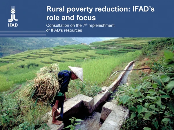 Rural poverty reduction: IFAD’s role and focus