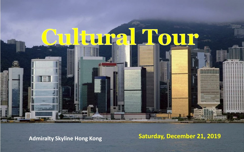 cultural tour