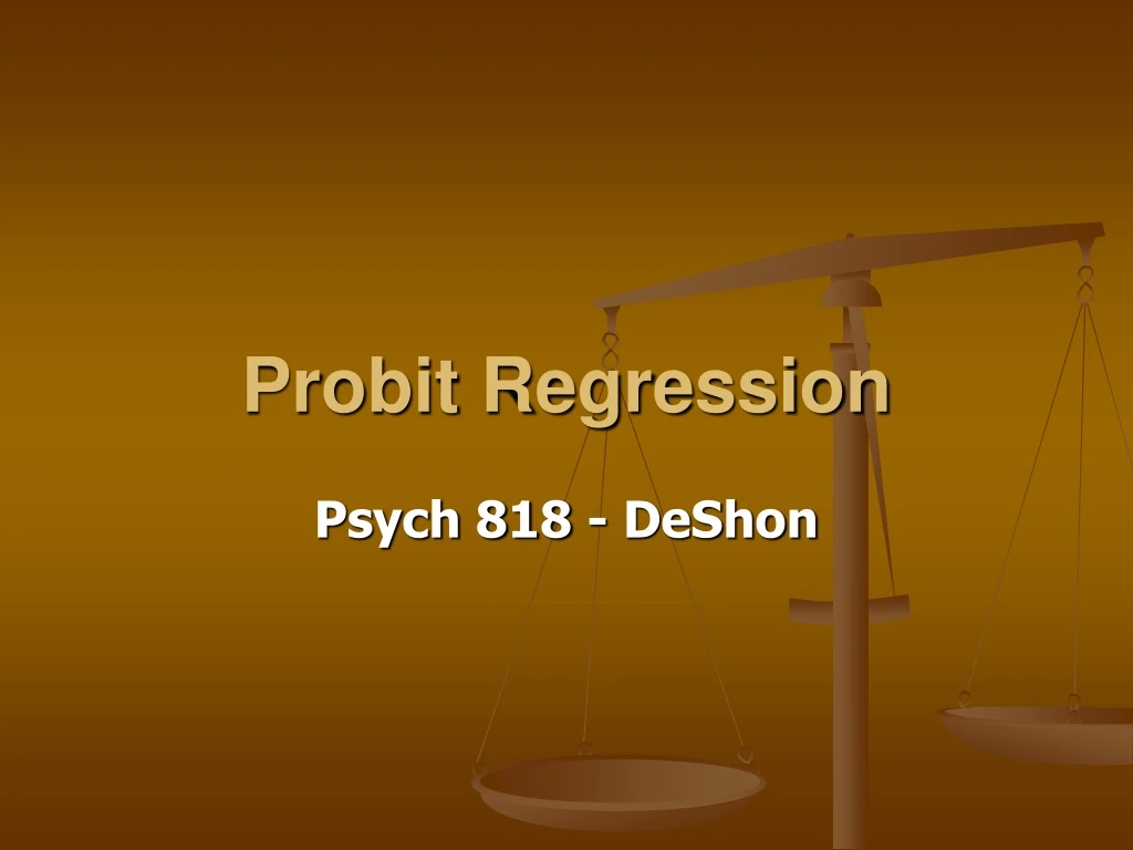 probit regression