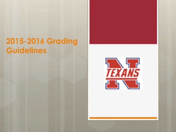 2015-2016 Grading Guidelines