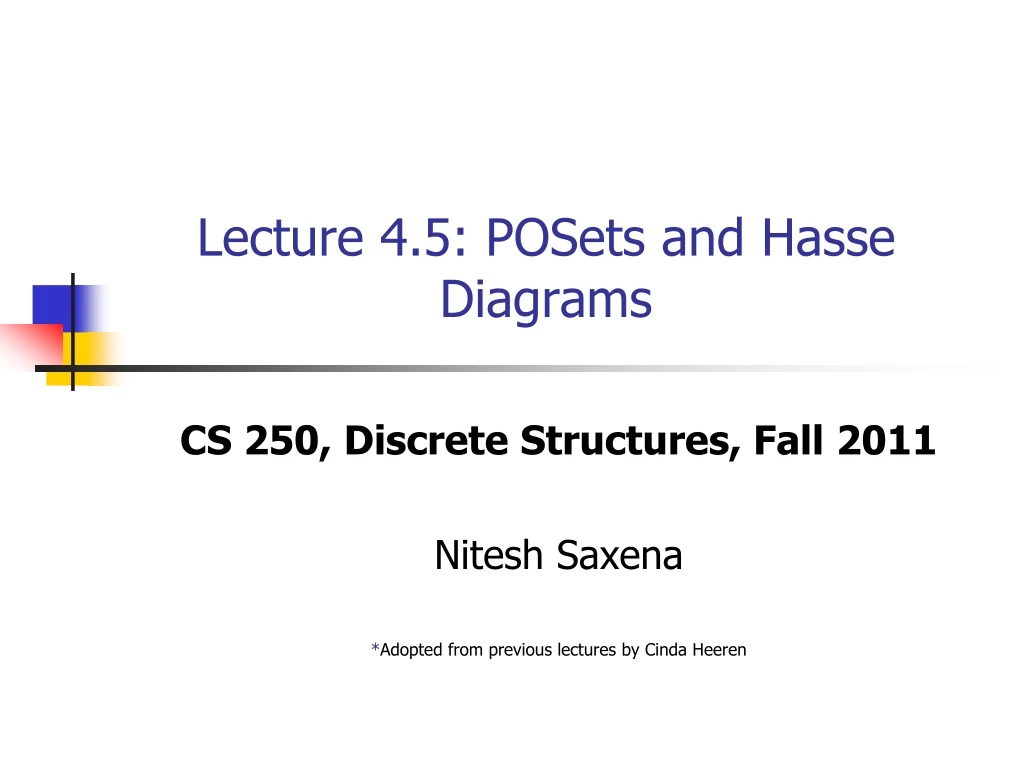 lecture 4 5 posets and hasse diagrams