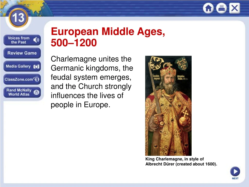 european middle ages 500 1200
