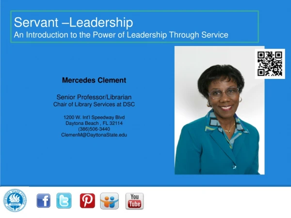 Mercedes Clement Senior Professor/Librarian Chair of Library Services at DSC