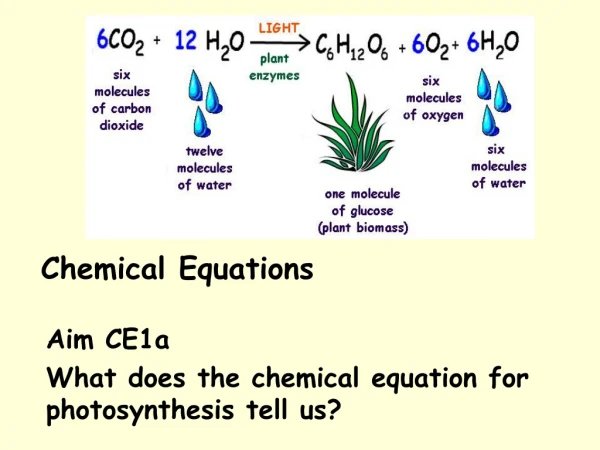 Chemical Equations