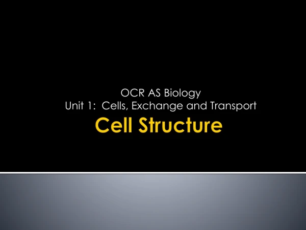 Cell Structure