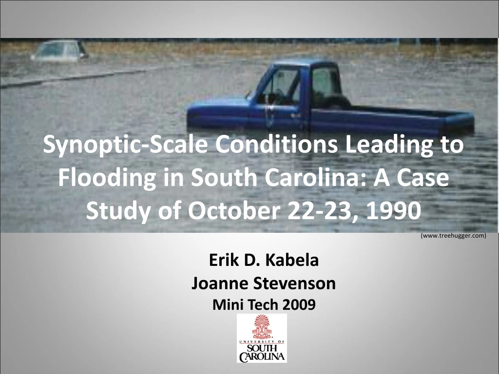 synoptic scale conditions leading to flooding