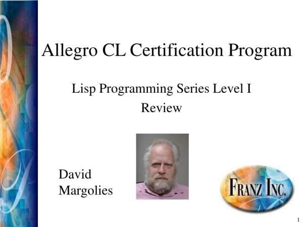 Allegro CL Certification Program