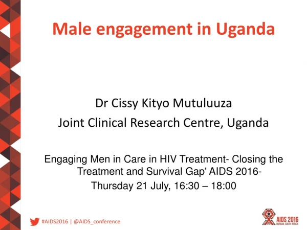 Male engagement in Uganda