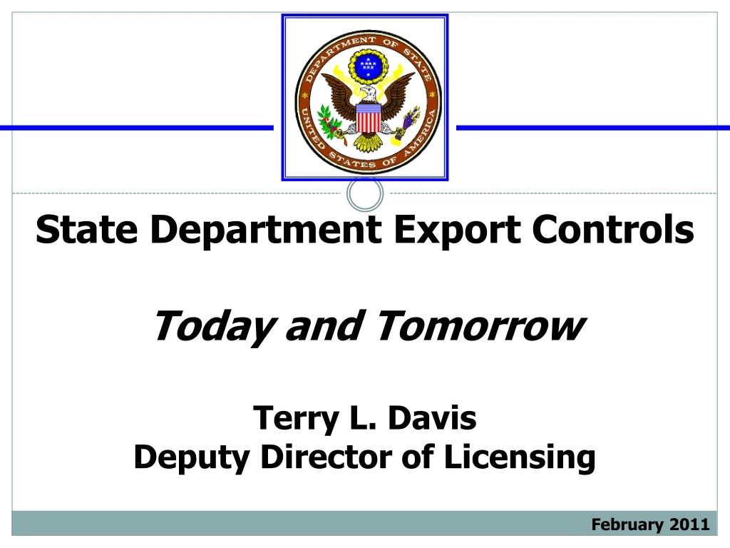 state department export controls today