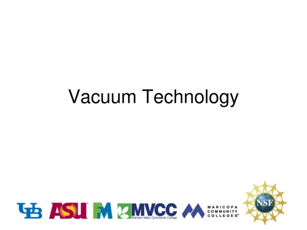 Vacuum Technology